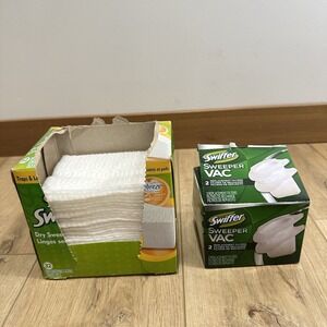 Swiffer Sweeper Vac Dry Refills Partial Box & 3 Filters